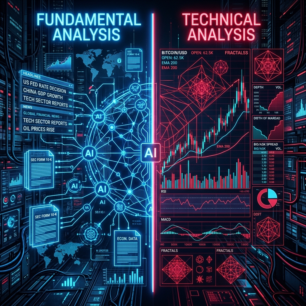 The Grand Divide: AI in Fundamental vs Technical Analysis