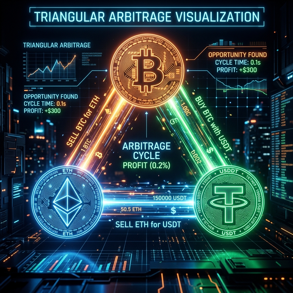 Exploiting Market Geometry: The Mathematics of Triangular Arbitrage